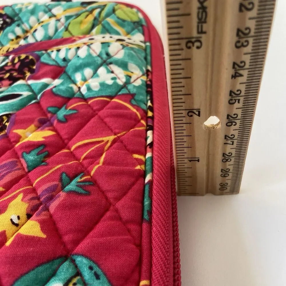 Vera Bradley Commuter Tablet Tamer Organizer Bag RUMBA Pink Travel iPad Floral
